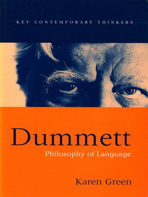 cover image of Dummett